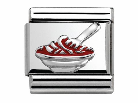 Nomination 330202 36 - Classic SilverShine - Spaghetti - Emaille - Symbol