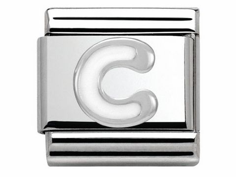 Nomination Classic SilverShine - 330205 03 - C - BUCHSTABEN - Emaille