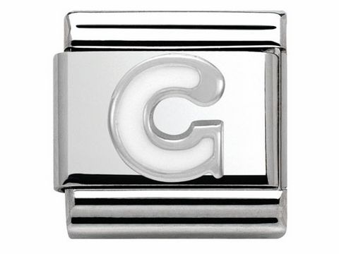 Nomination Classic SilverShine - 330205 07 - G - BUCHSTABEN - Emaille