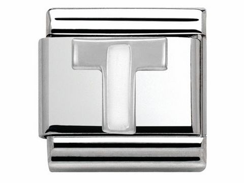 Nomination Classic SilverShine - 330205 20 - T - BUCHSTABEN - Emaille