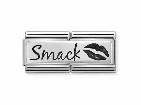 Nomination - 330710 10 - Smack - mit Gravur - SilverShine Classic