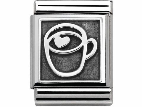 Nomination - SilverShine 332111 10 BIG  heie Schokolade oder Kaffee