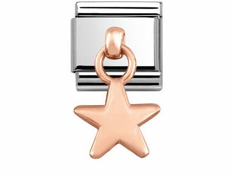 Nomination 431800 05 CLASSIC CHARMS - Edelstahl + Rosgold - Stern