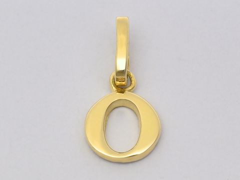 Gold Buchstaben Anhnger Buchstabe - O - Initialen - Gold 585