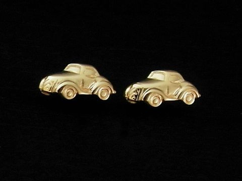 Gold Ohrringe - Auto - Ohrstecker - 333 Gold