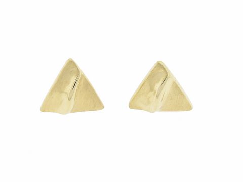 Gold Ohrringe - Dreieck - klassisch - 333 Gold