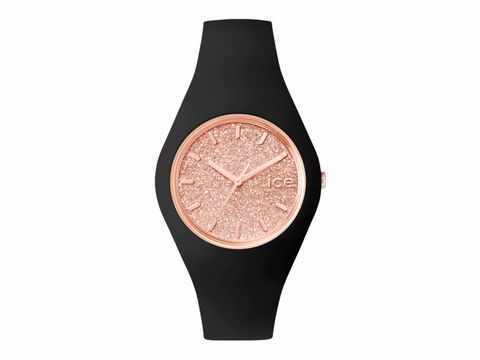 Ice-Watch - ICE glitter - Black Rose-Gold - Small - ICE.GT.BRG.S.S.15 - 001346