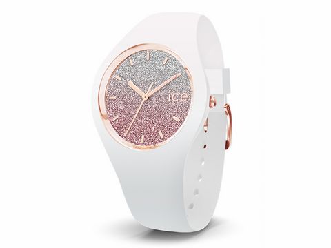 Ice-Watch - ICE lo - White pink - Medium - 013431 - wei rosa