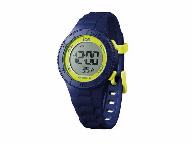 Ice Watch - ICE digit - Navy yellow - Extra Small - 021273 - Blau - Neongelb - Digitalanzeige