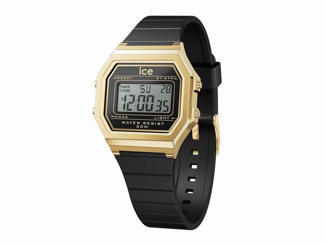 Ice Watch Uhr 022064 - ICE digit retro Black Gold - Small