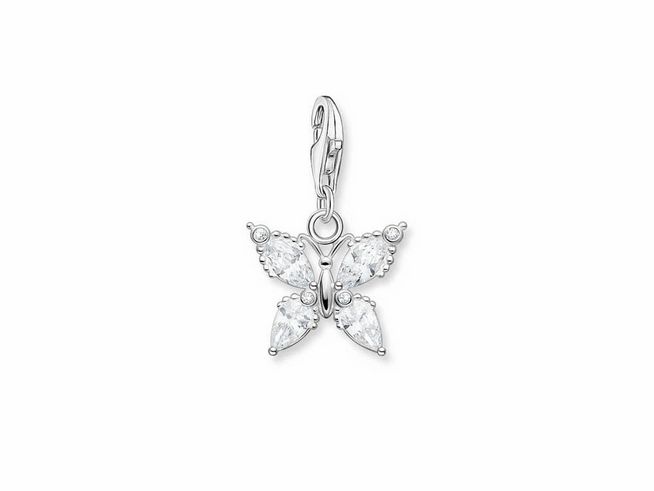 Thomas Sabo Charms-Anhnger - 1862-051-14 Schmetterling - Sterling Silber + Zirkonia wei