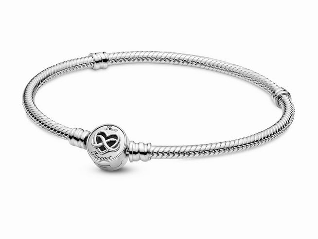 Pandora Silber Armband599365C00-19 Herz mit Unendlichkeit Zeichen - 19 cm