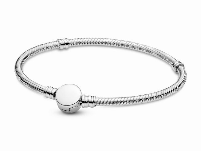 Pandora Silber 599381C00-21 Silber Armband - Gravur Verschlu - 21 cm