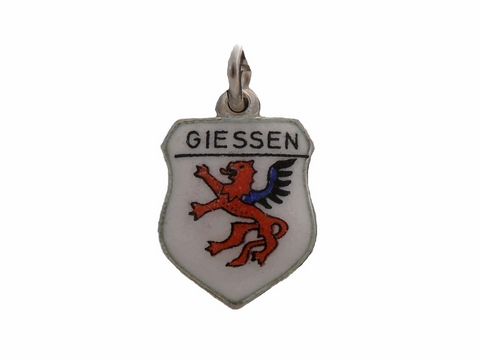 Giessen Stadtwappen - Deutschland Wappen - Silber Anhnger