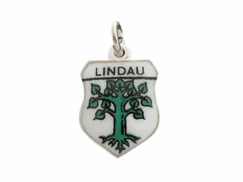 Lindau Stadtwappen - Deutschland Wappen - Silber Anhnger