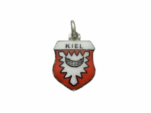 Kiel Stadtwappen - Deutschland Wappen - Silber Anhnger