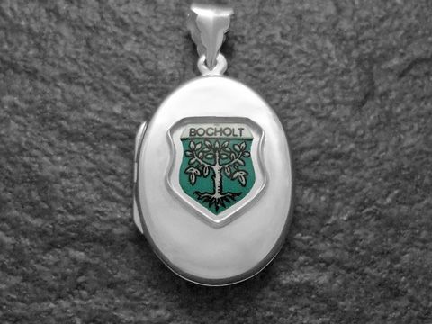 Bocholt Stadtwappen - Deutschland Wappen - Silber Medaillon