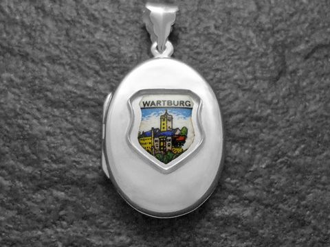 Eisenach Wartburg - Deutschland Wappen - Silber Medaillon