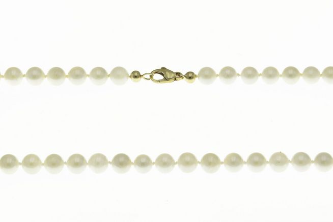 Perlenkette 41 cm - Wei - Swasser Zuchtperlen
