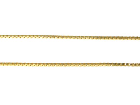 Doubl Kette - Venezianer - hochwertig vergoldet - 59cm