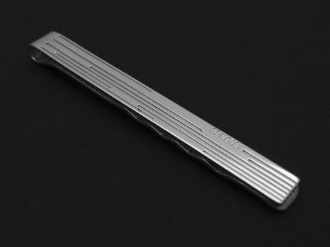 Krawattenklammer - 925 Silber - modernes Design - Mae: 67,3 x 7,6 x 5,8 mm