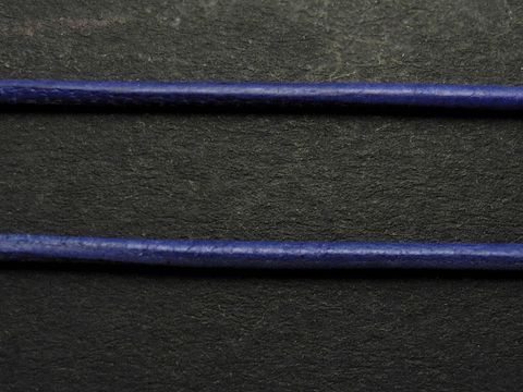 Kette - Ziegenleder - blau - ca. 100 cm - 1,2 mm