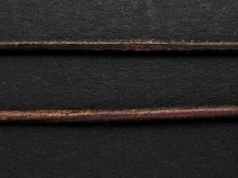 Kette - Ziegenleder - dunkelbraun - ca. 100 cm - 1,2 mm
