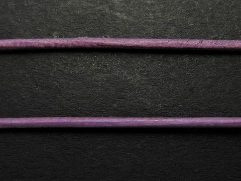 Kette - Ziegenleder - lavendel - ca. 100 cm - 1,2 mm