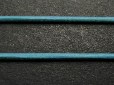 Kette - Ziegenleder - trkis - ca. 100 cm - 1,2 mm
