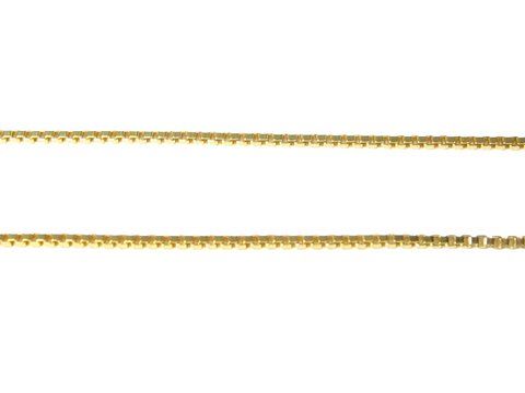 Doubl Kette - Venezianer - hochwertig vergoldet - 50 cm - 3 mm