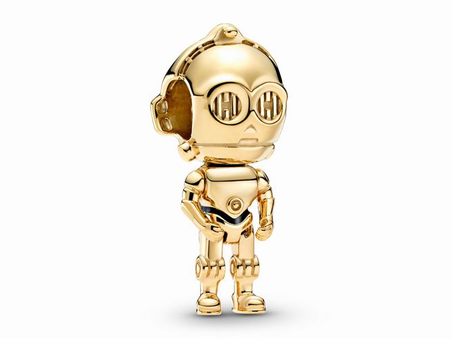 Pandora Disney - Star Wars - C-3PO - Silber - Gelbgold - 769244C01 - Emaille