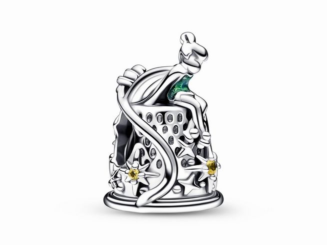 Pandora Disney Charm 792520C01 - Disney Tinker Bell Himmlischer Fingerhut - Silber - Kristall Mehrfarbig