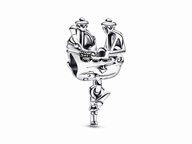 Pandora Disney Charm 792521C00 - Disney Tinker Bell & Kpt'n Hooks Piratenschiff - Silber