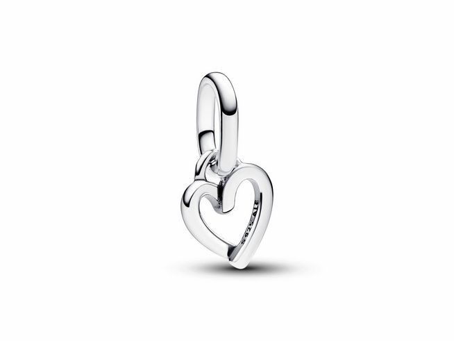 Pandora ME 793048C00 Charms - Freehand Heart Mini-Anhnger-Charm - Sterling Silber