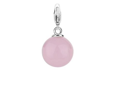 Kugel Ti Sento Silber charms - Pink Rock Large 8057LR