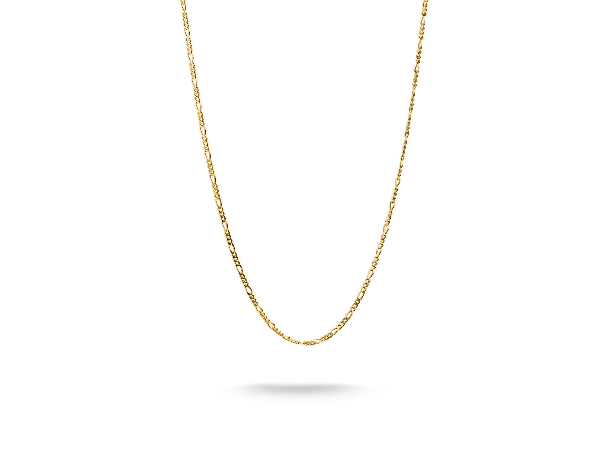 Eine elegante Paperclip Kette aus Silber, mit Vergoldung in Gelbgold, von Thomas Sabo, Charm Club CONNECT, 70 cm lang, ideal für stilvolle Akzente.