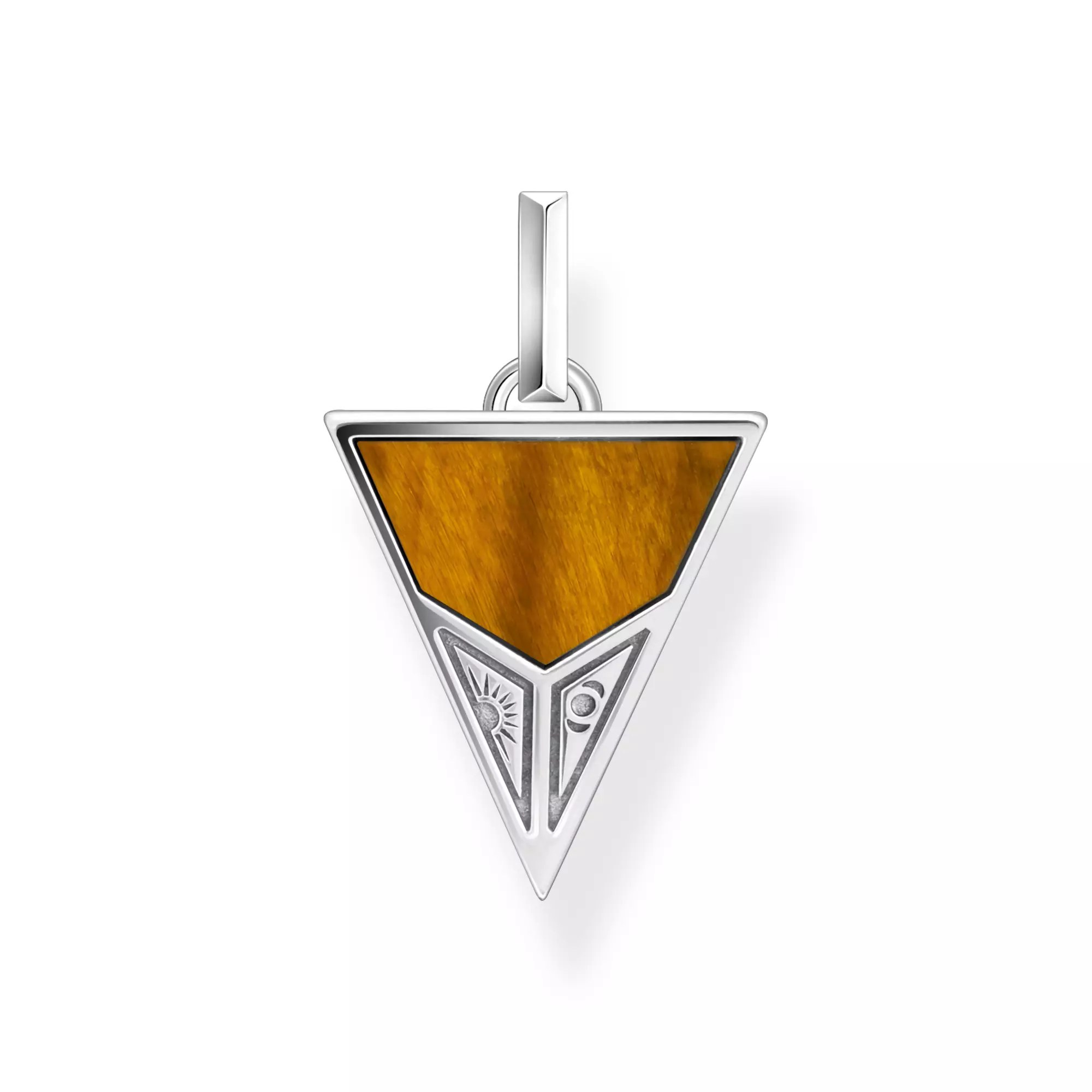 Thomas Sabo Anhänger - Silber geschw. + Achat