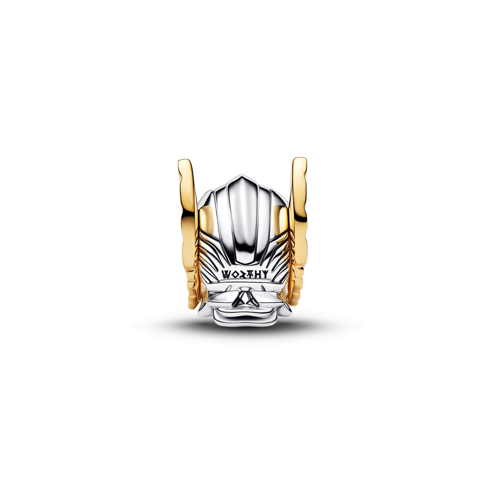 Pandora Marvel Thor Helm Charm - Sterling Silber & Gelbgold Vergoldung – Ansicht 3