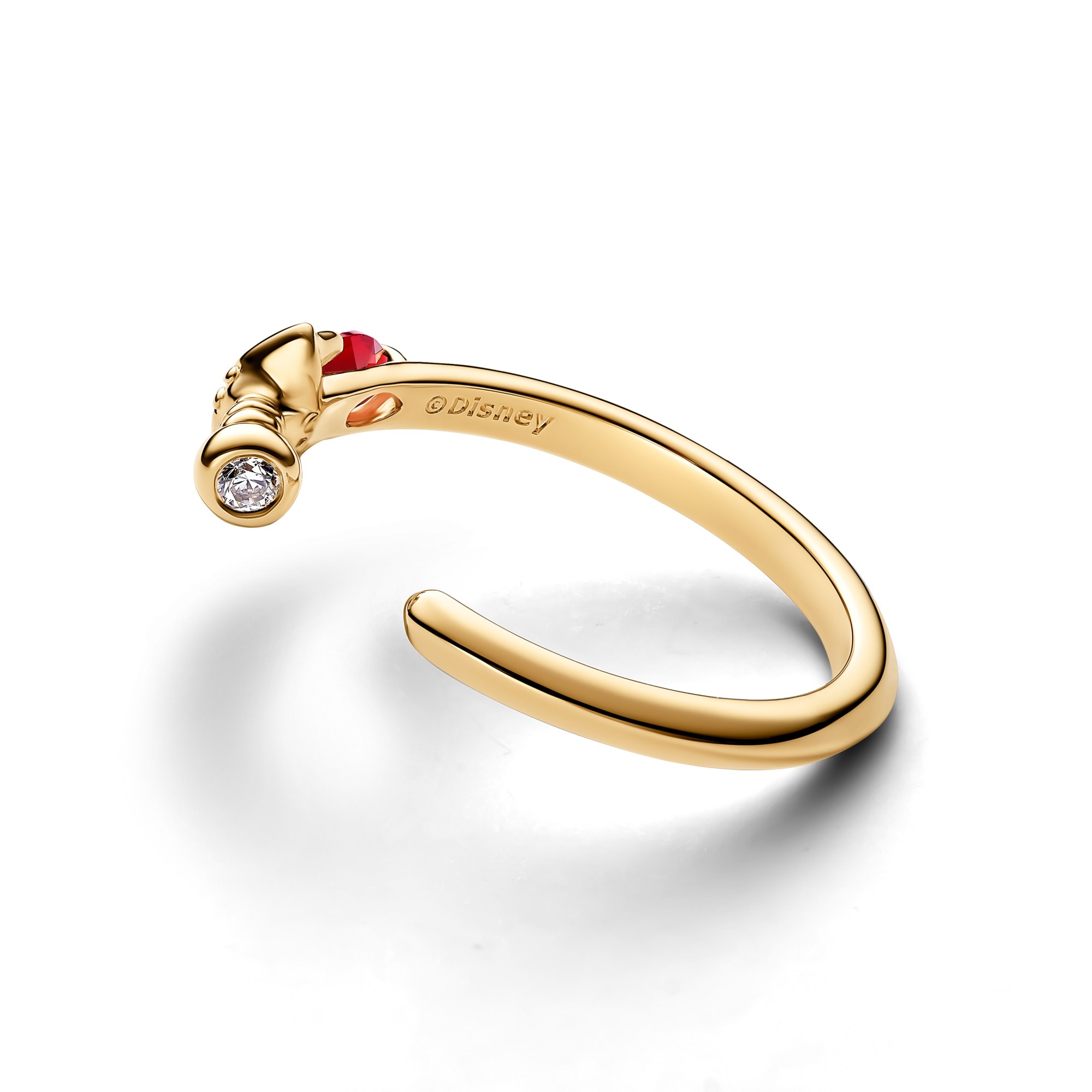 Pandora Disney - offener Ring Mulan Schwert - Gelbgold Vergoldung – Ansicht 3