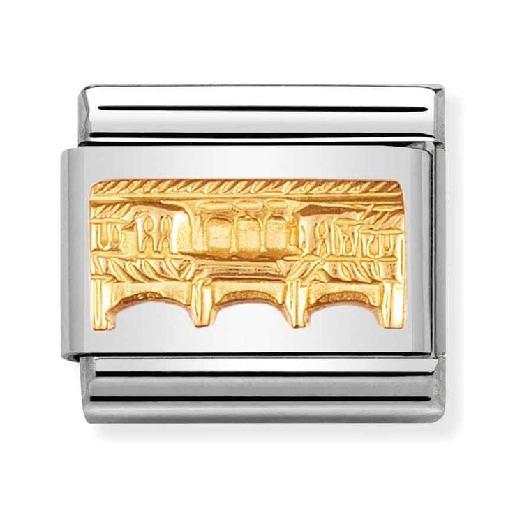Nomination Composable Classic Charm Ponte Vecchio - Edelstahl, Gelbgold