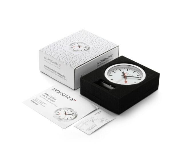 Mondaine Wecker 12,5 cm - Aluminium – Ansicht 5