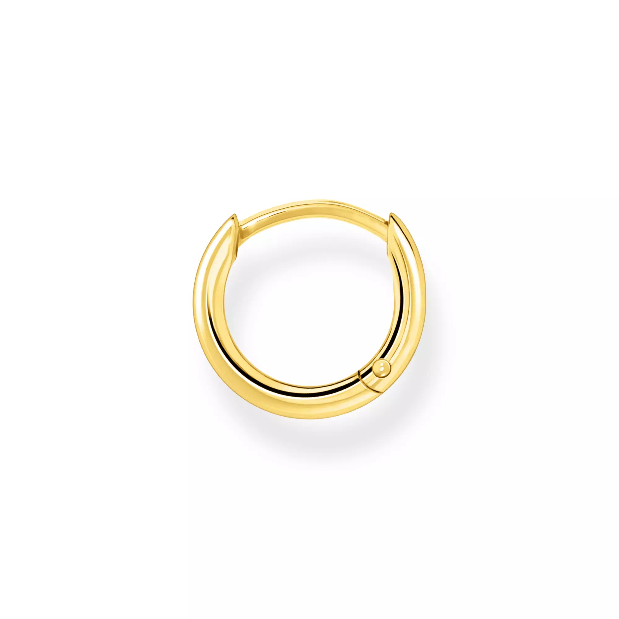 Thomas Sabo Einzel Creole klassisch gold – Silber – 13,5 mm hoch – Ansicht 2