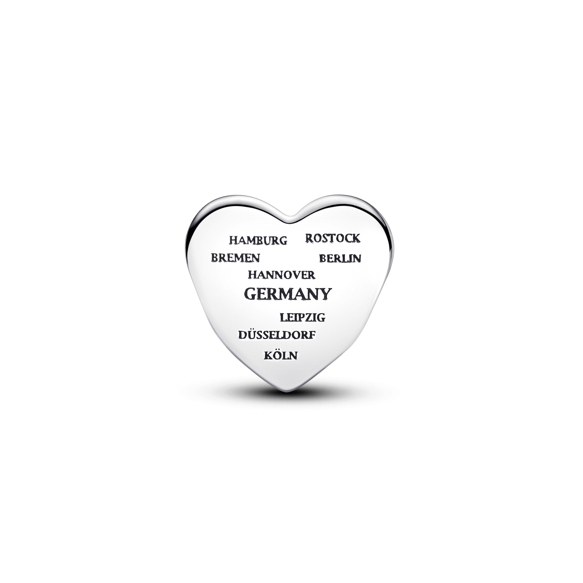 Pandora Norddeutschland - Herz Silber & Emaille charm – Ansicht 2