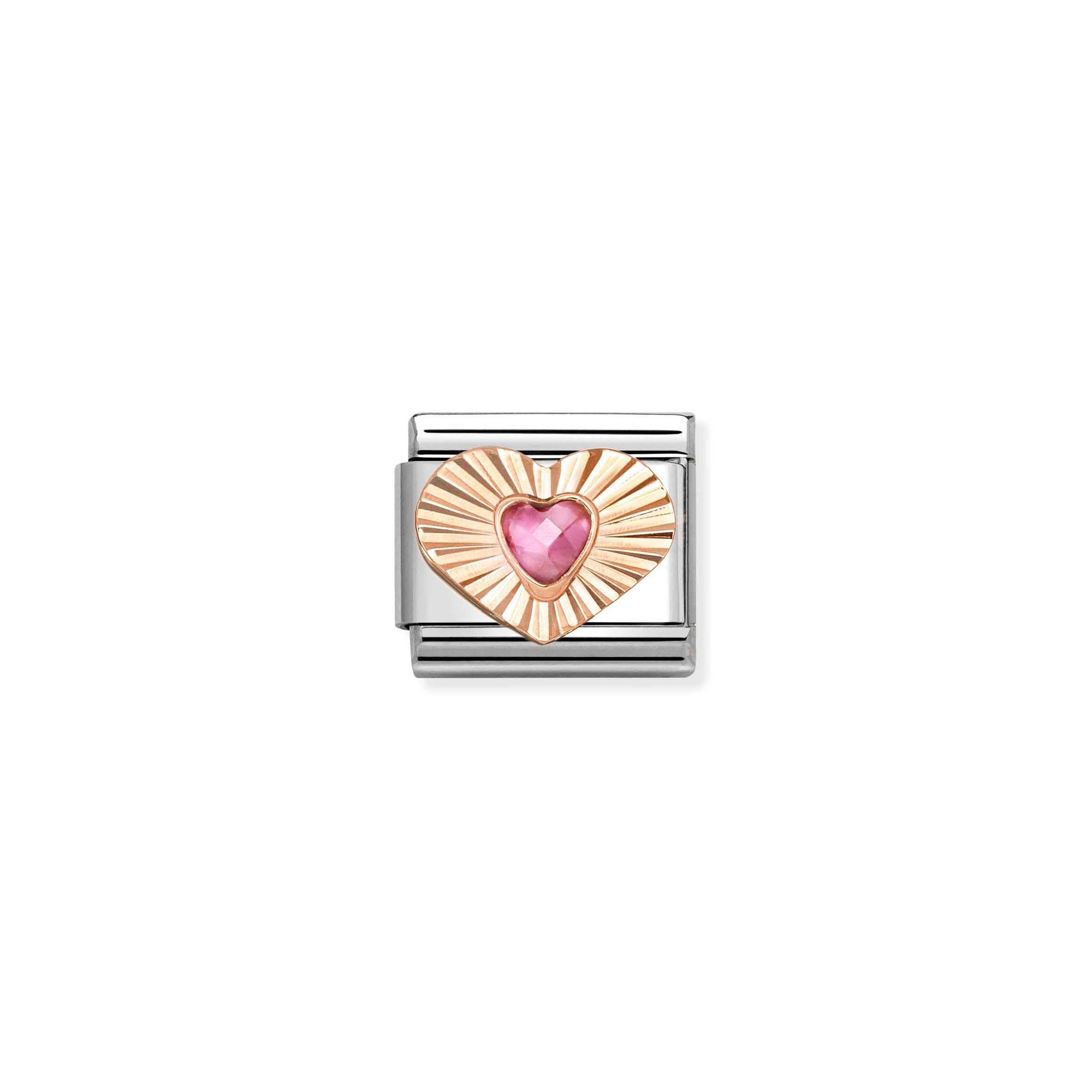 Nomination Classic Roségold charm - Herz -Rosa – Ansicht 2