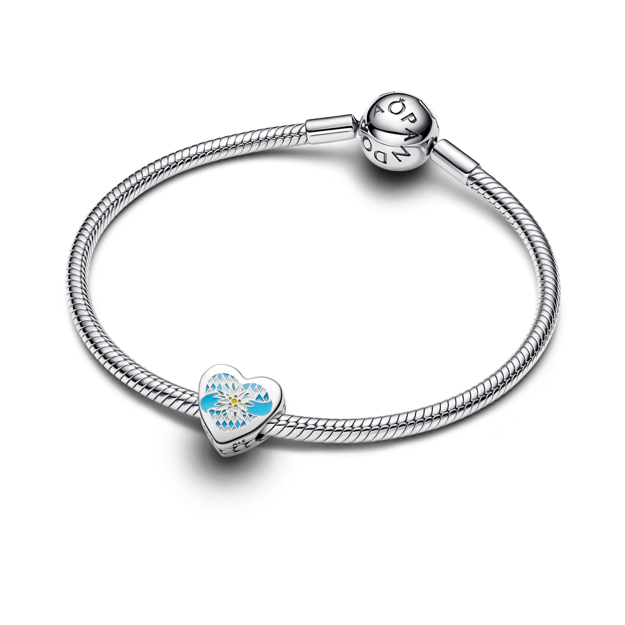 Pandora bayerisches Wappen - Bayern Herz Silber & Emaille charm – Ansicht 3