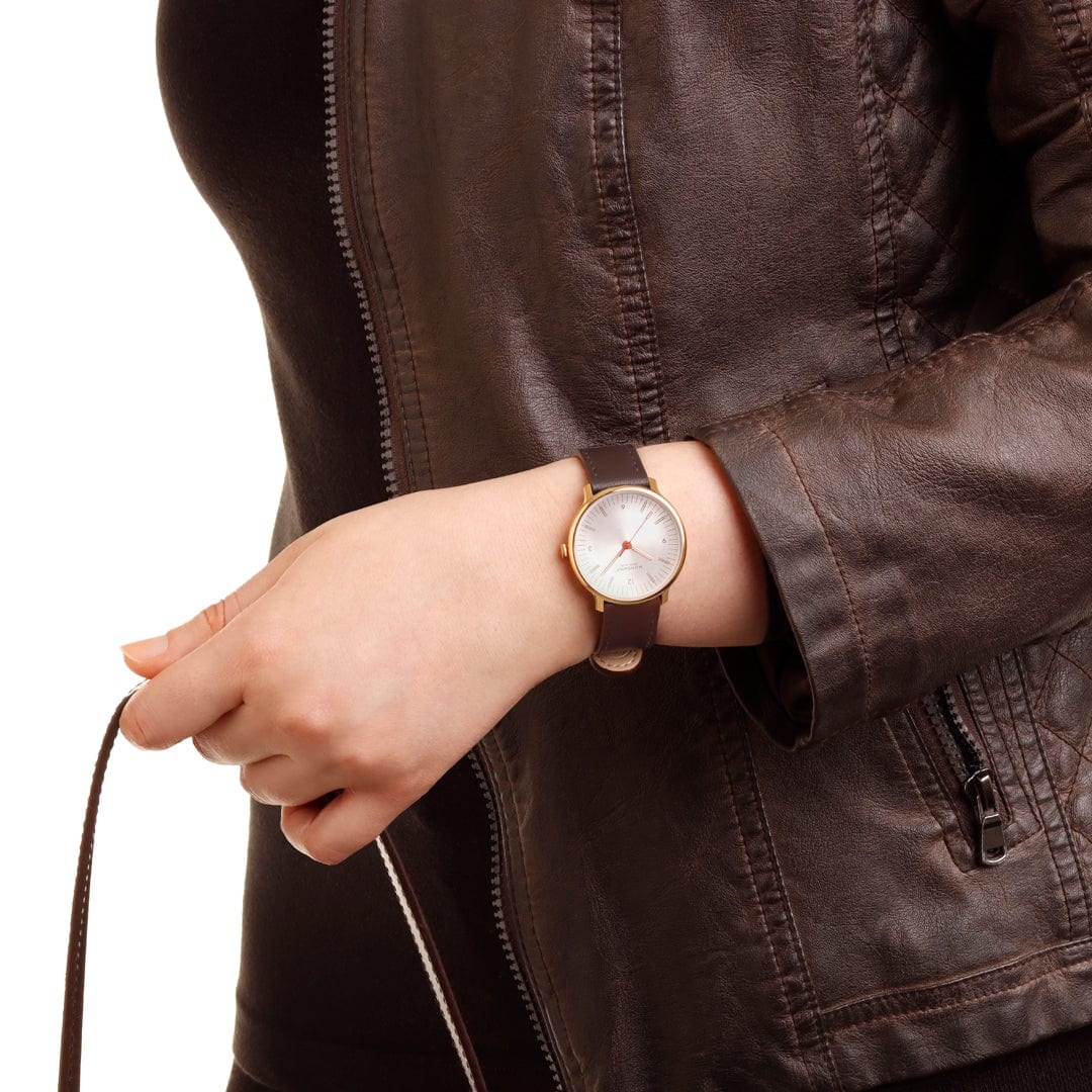 Mondaine Uhr - Doppio - Braun - 33 mm – Ansicht 3