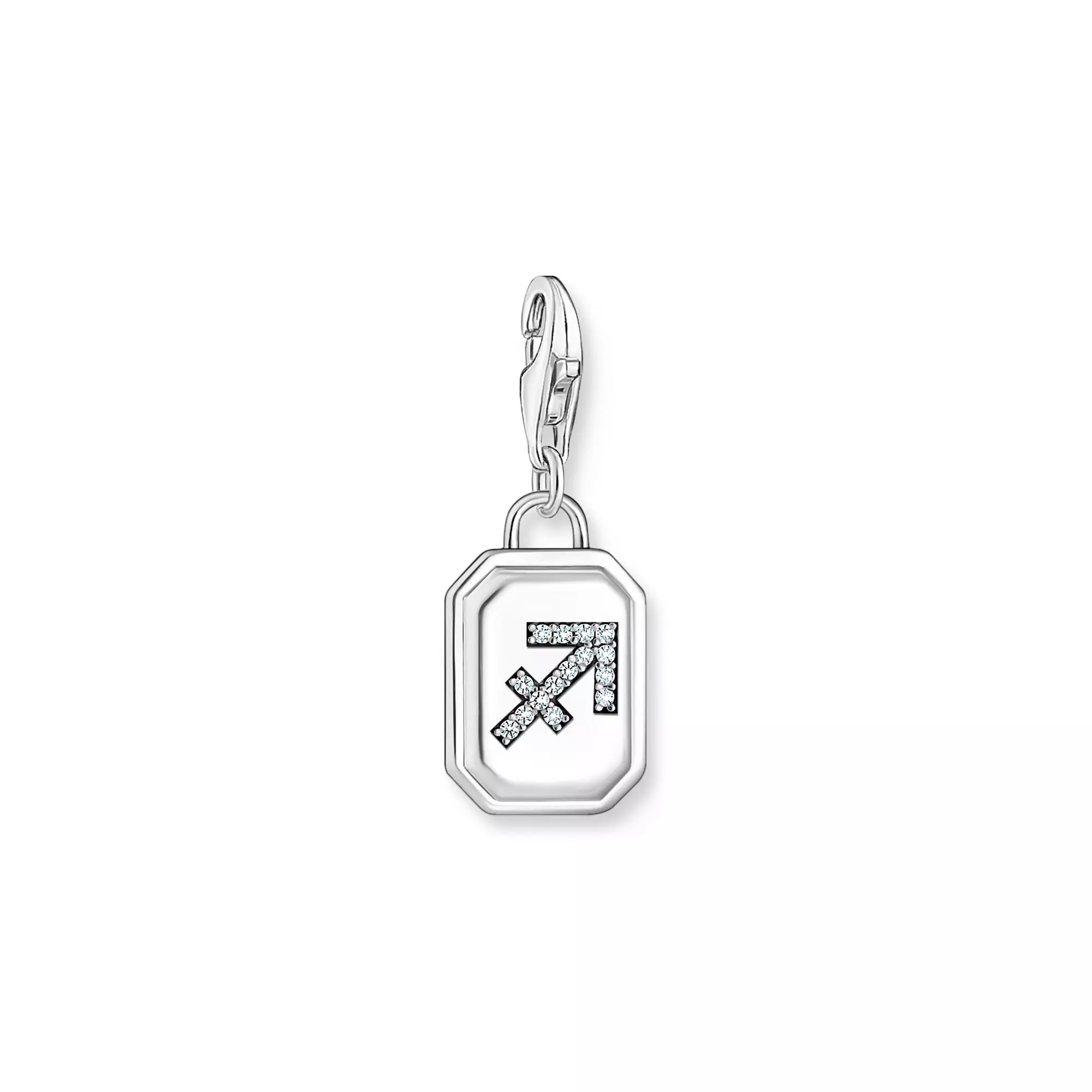 Thomas Sabo Charm-Anhänger - Sternzeichen Schütze - Silber gesch. & Zirkonia