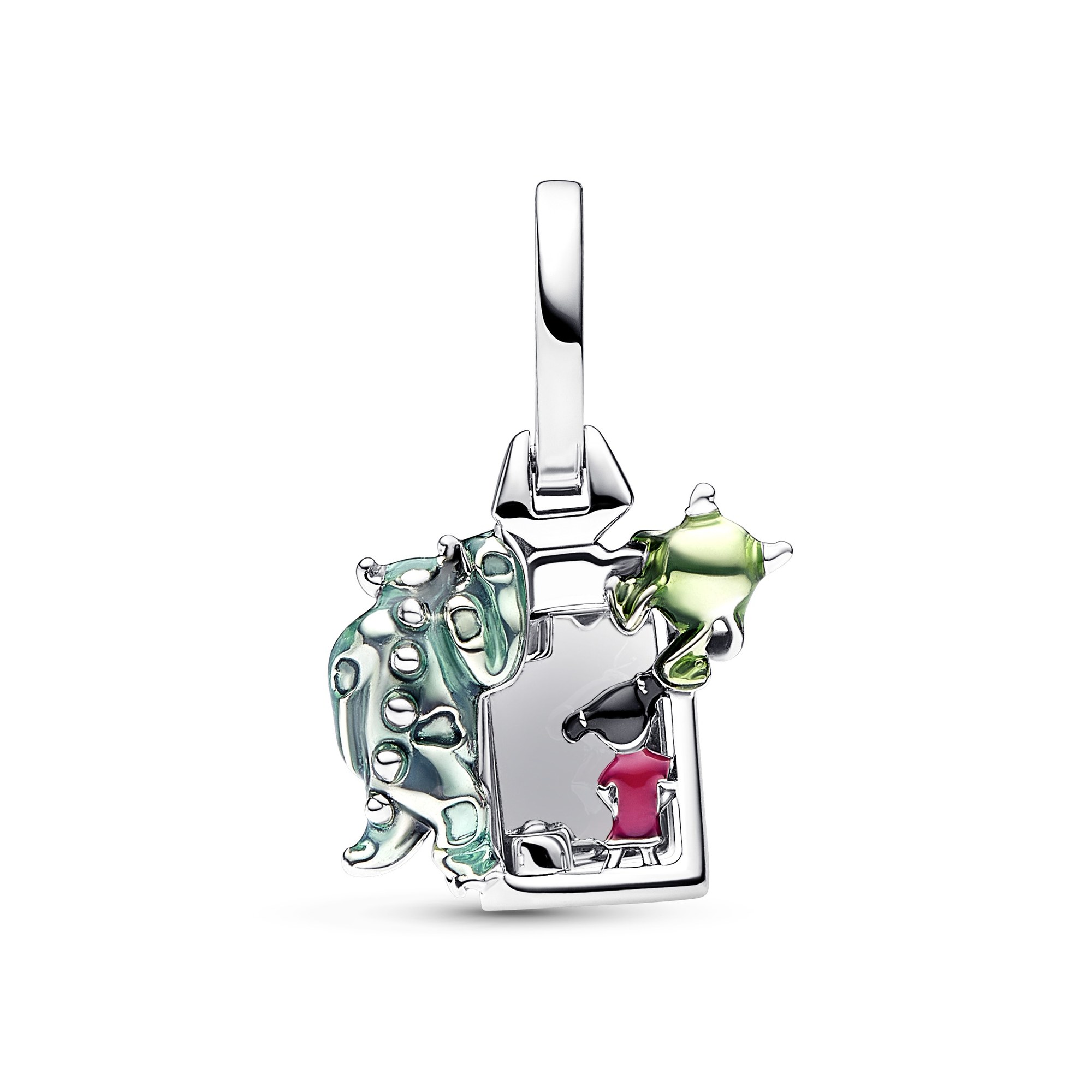Pandora Disney Pixar Die Monster AG Tür Charm-Anhänger - Sterling Silber - Zirkonia + Emaille BUNT Ansicht 2 – Ansicht 2