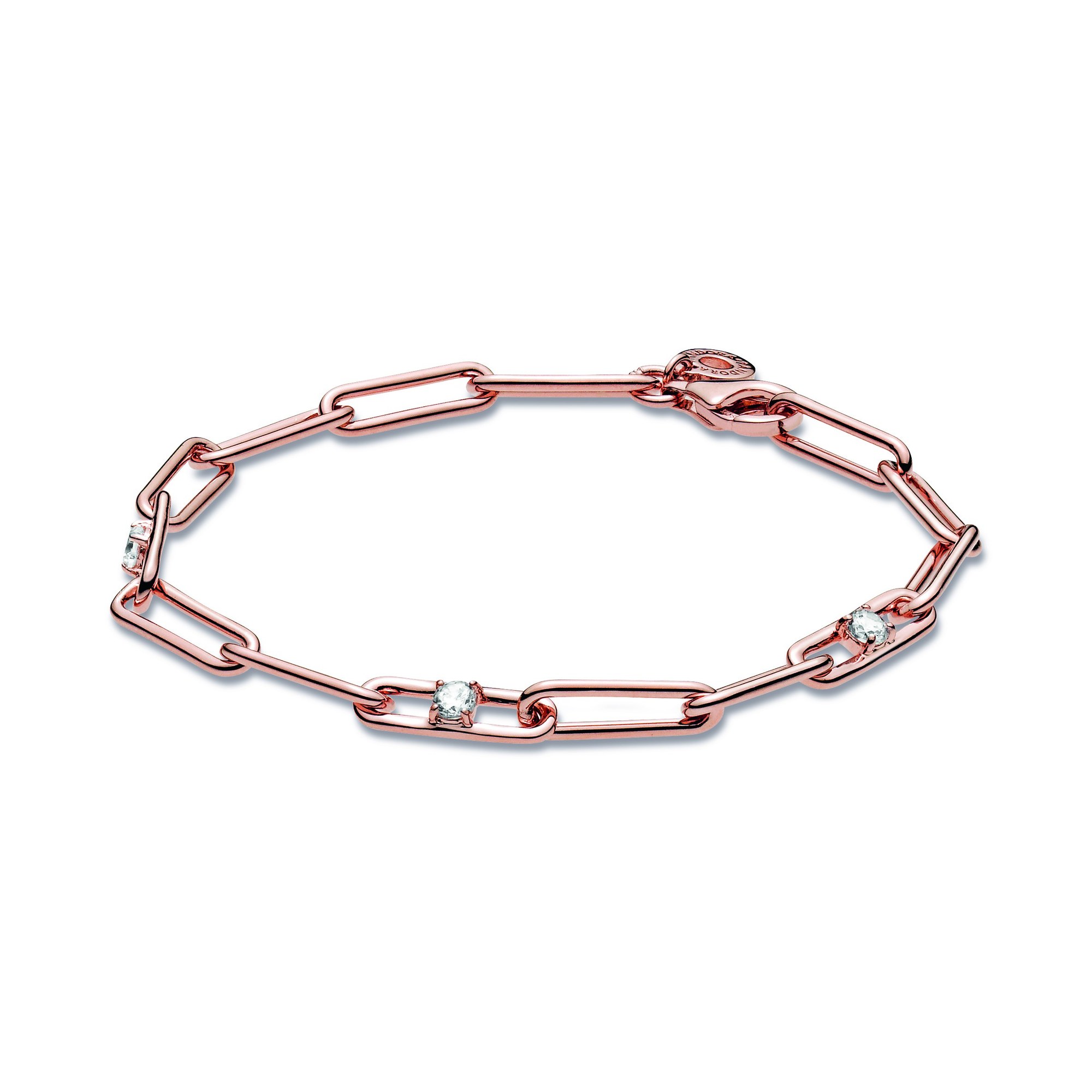 Pandora Icons - Armband - Gliederarmband - Silber - Roségold - Zirkonia