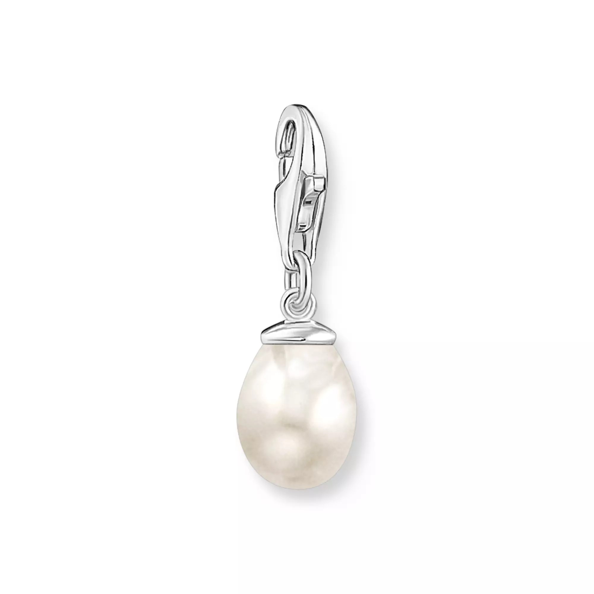 Thomas Sabo Charm-Anhänger - Perlen - Silber & Zuchtperle - Weiß